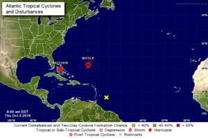 Huracán Matthew amenaza Florida tras dejar 27 muertos en el Caribe