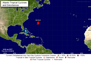 Inundaciones y corte generalizado de electricidad en Bermudas por huracán Nicole