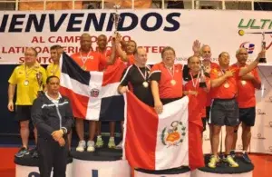 RD logra 5 medallas  Máster tenis de mesa