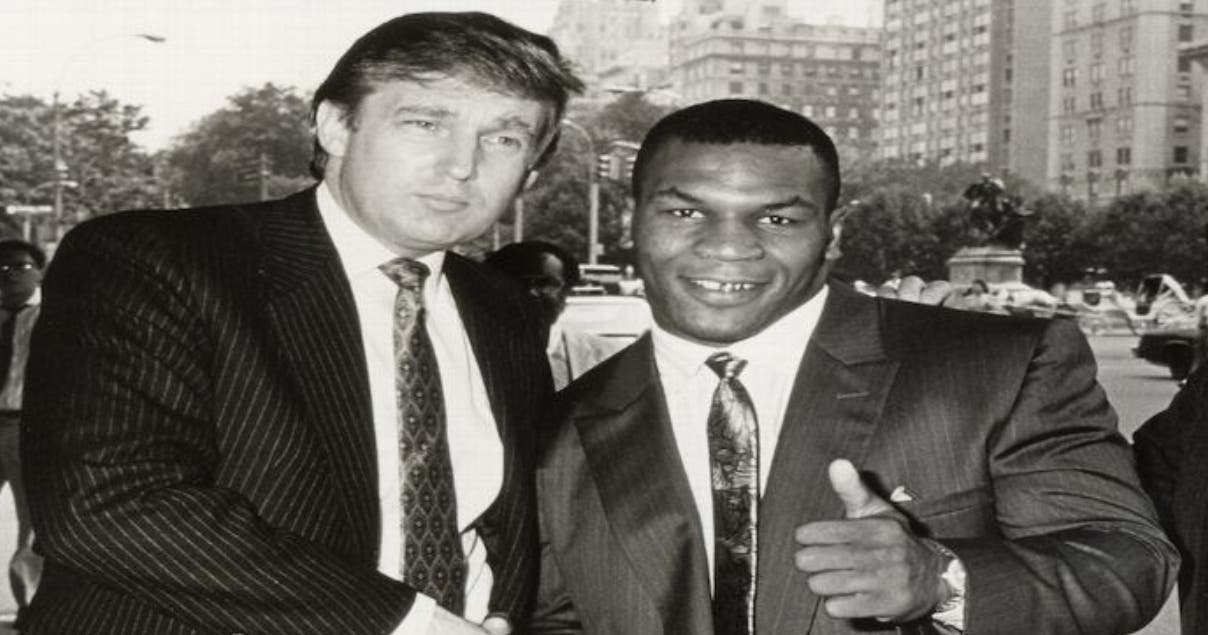 Mike Tyson intentó romperle la cara a Donald Trump
