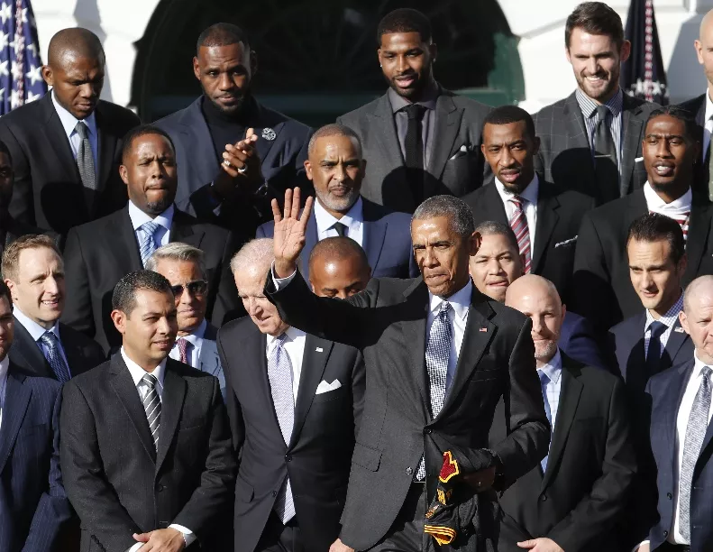 Obama recibe a campeones NBA