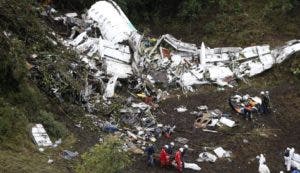 Piloto de avión Chapecoense reportó falla eléctrica y falta de combustible