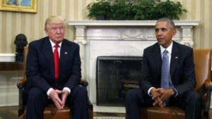 Obama y Trump vuelven a hablar tras la reunión que tuvieron en la Casa Blanca