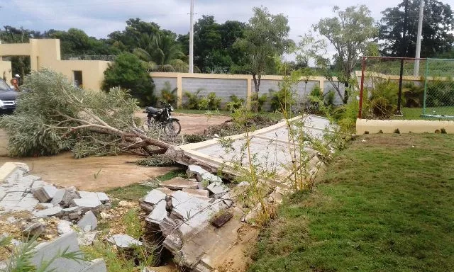 Doce centros educativos resultaron afectados por las lluvias en Puerto Plata