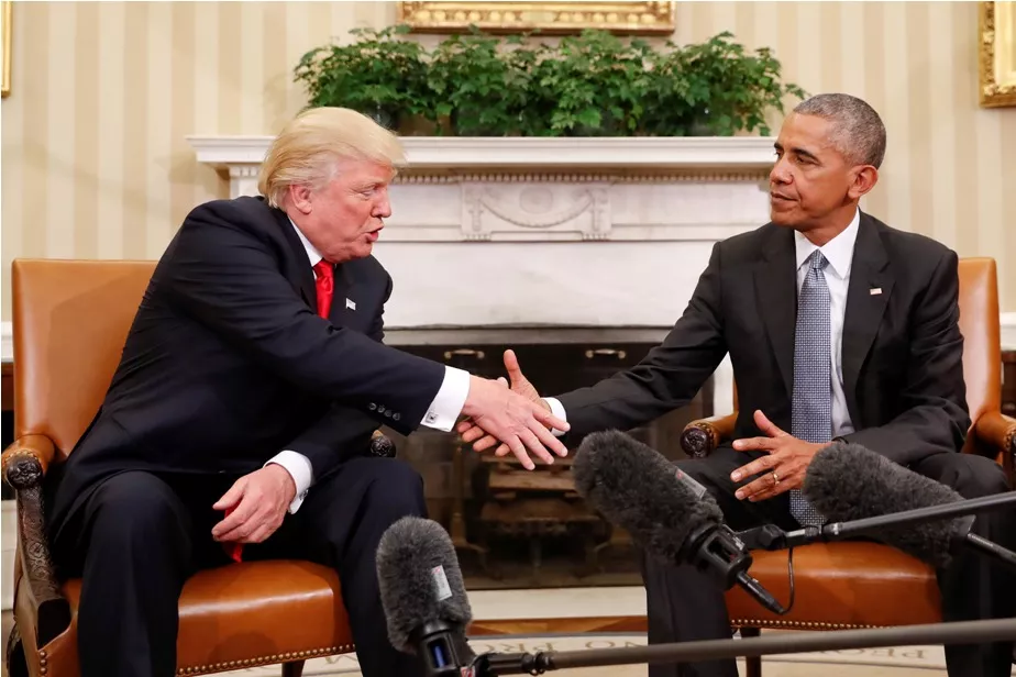 Trump dice esperaba con ansia los consejos de Obama