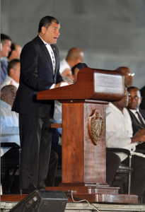 Rafael Correa afirma que el ejemplo de Fidel Castro “transcenderá el tiempo»