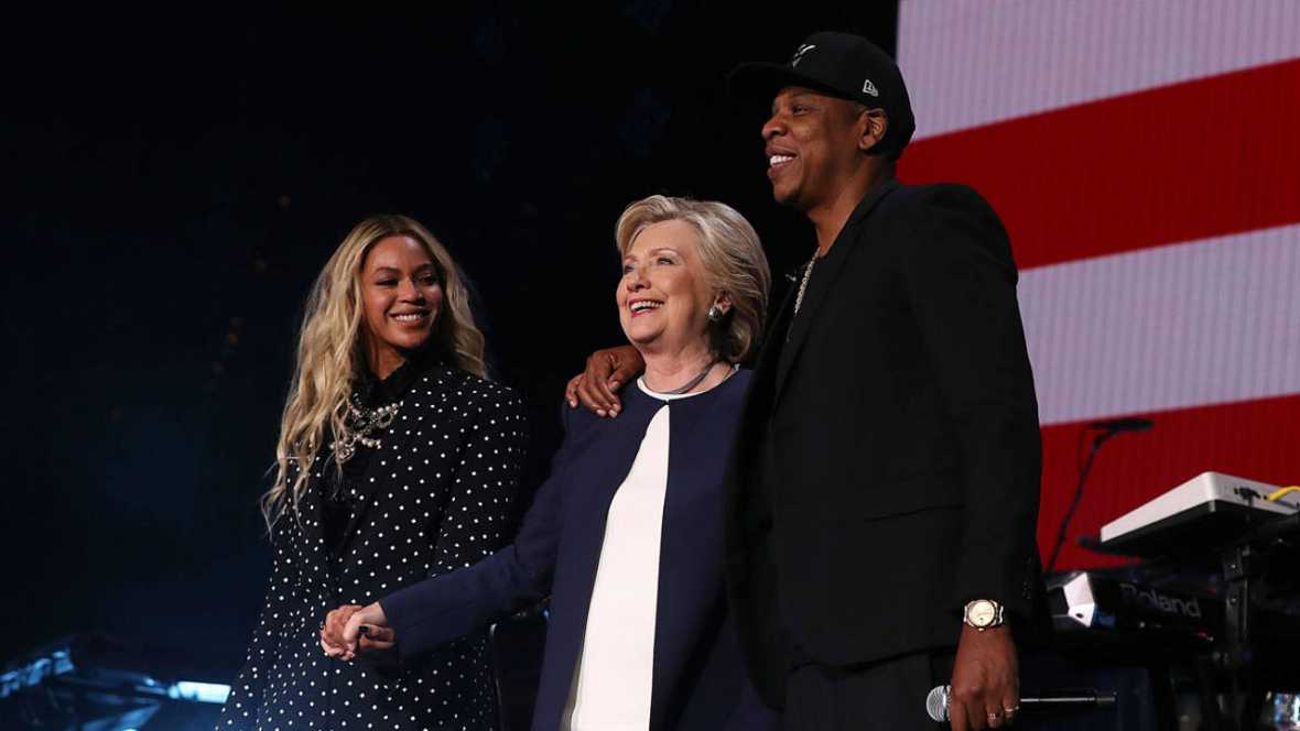 Beyonce y Jay Z protagonizan un concierto en apoyo a Hillary Clinton