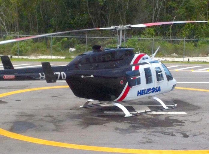 Encuentran presuntos restos del helicóptero de Helidosa desaparecido
