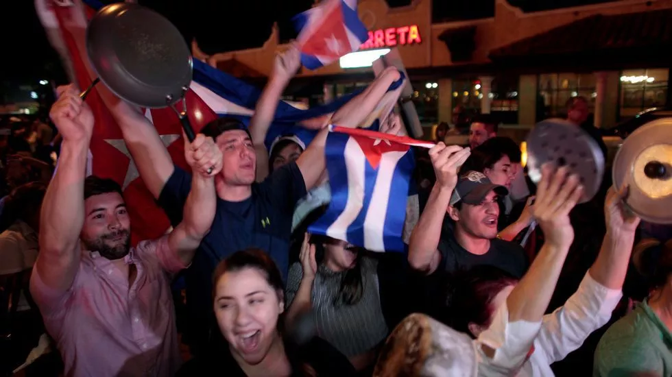 ¡Cuba libre!, Miami es una fiesta tras muerte de Fidel Castro