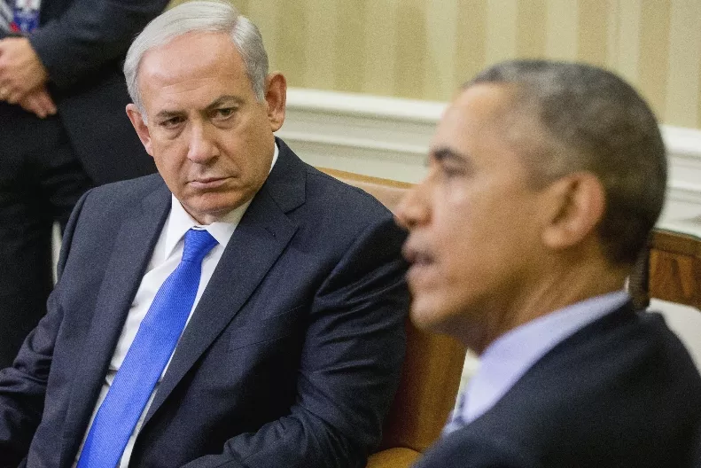 Barack Obama, Benjamin Netanyahu