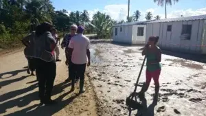 Salud Pública supervisa servicios de salud en sectores afectados por lluvias