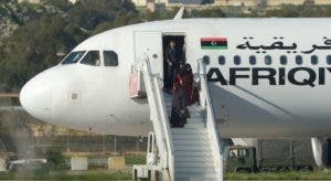 Liberados todos los pasajeros del avión libio secuestrado