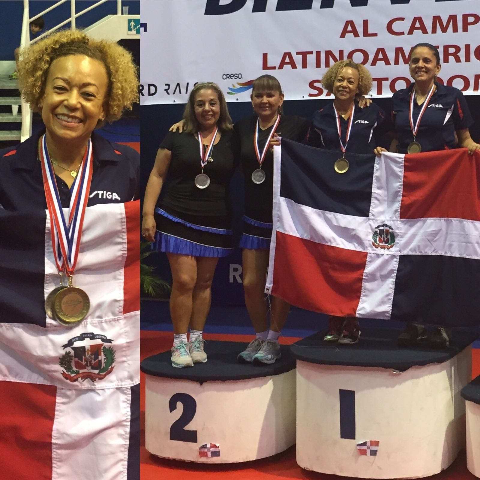 Blanca Iris Alejo logra dos oro y dos plata en Campeonato Latinoamericano Master