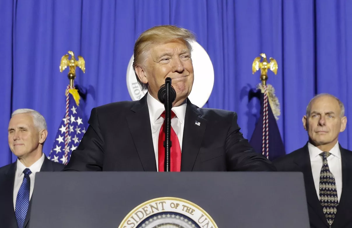 Donald Trump,John F. Kelly,Mike Pence