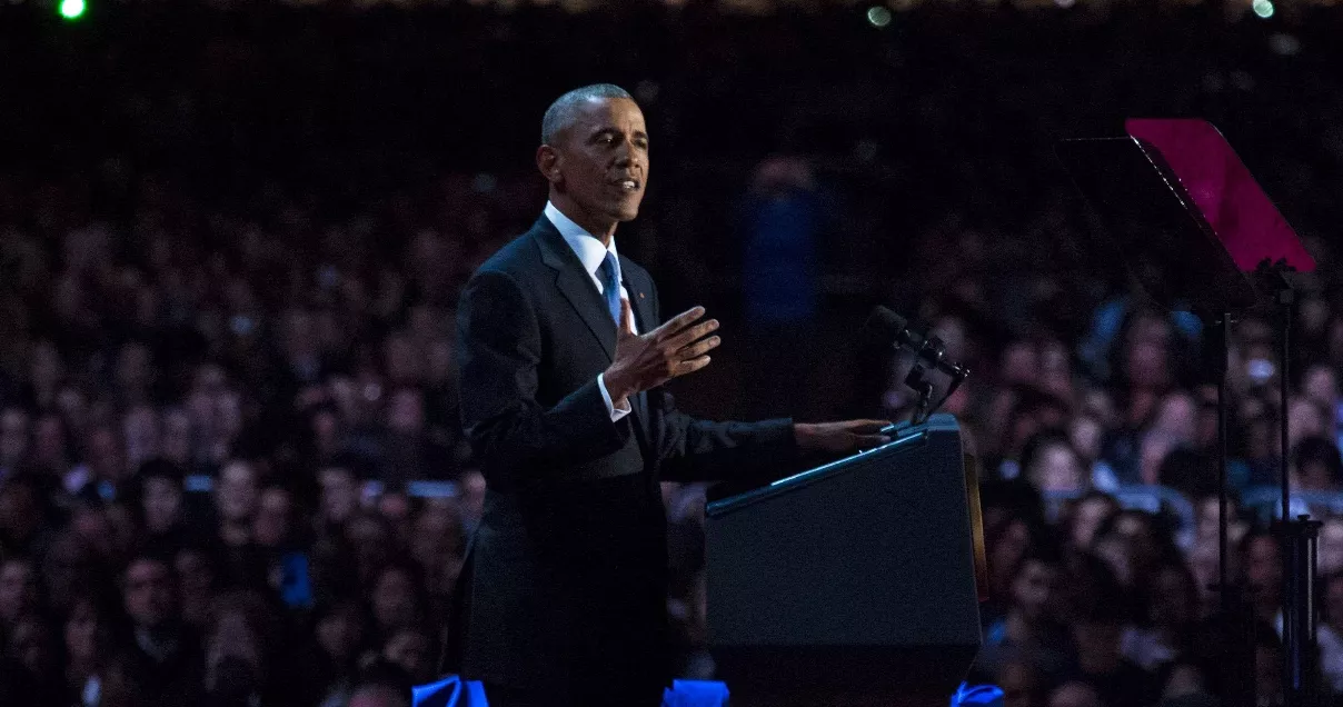 Contraste de Obama y Trump en discurso