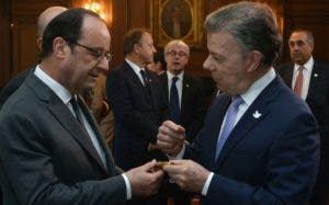 François Hollande hace gira a Colombia