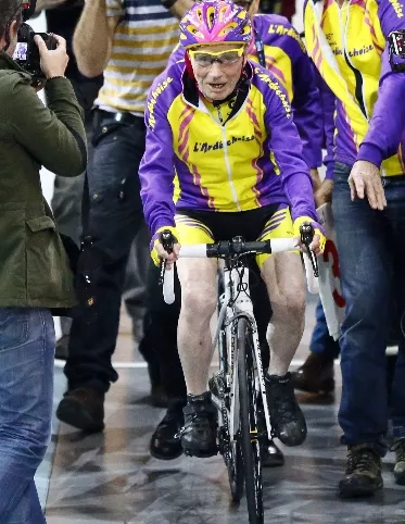 France Centenarian Cyclist