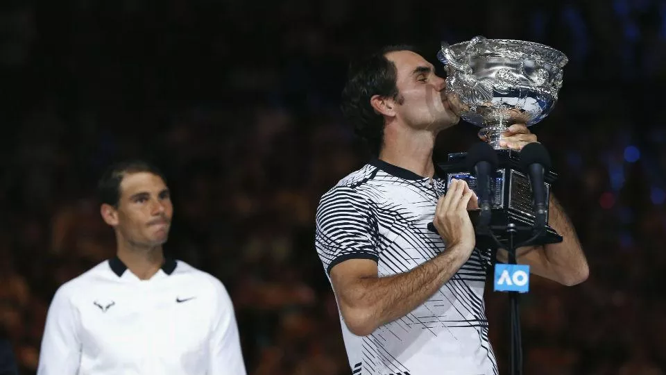 Roger Federer gana por quinta vez el Abierto de Australia y su 18 Grand Slam