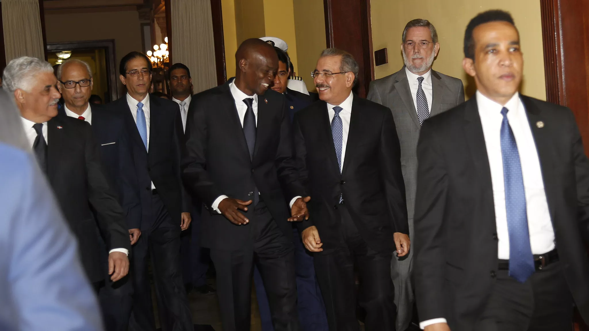 Danilo Medina recibe en Palacio al presidente electo de Haití Jovenel Moïse