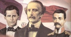 Francisco del Rosario Sánchez, Juan Pablo Duarte y Matías Ramón Mella.