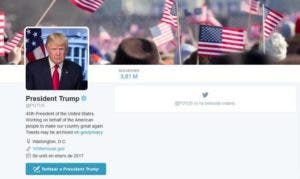 Traspaso de poder en Twitter: Obama entrega cuenta oficial POTUS a Trump