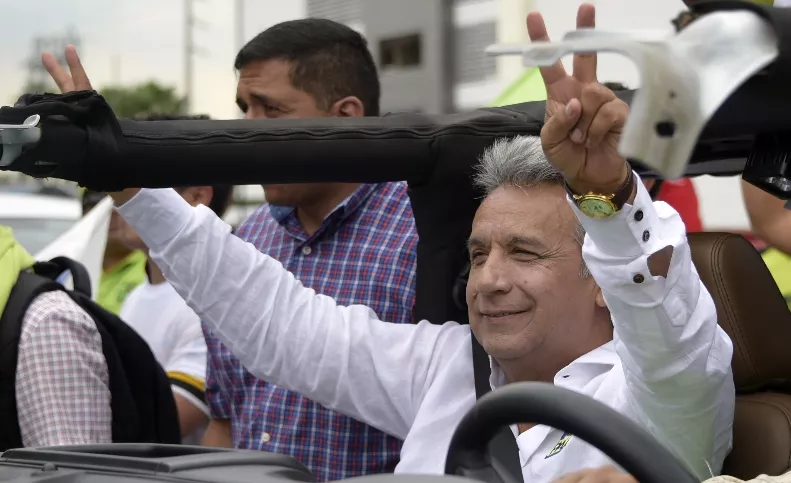 ECUADOR-ELECTIONS-RESULTS-RUNOFF-MORENO