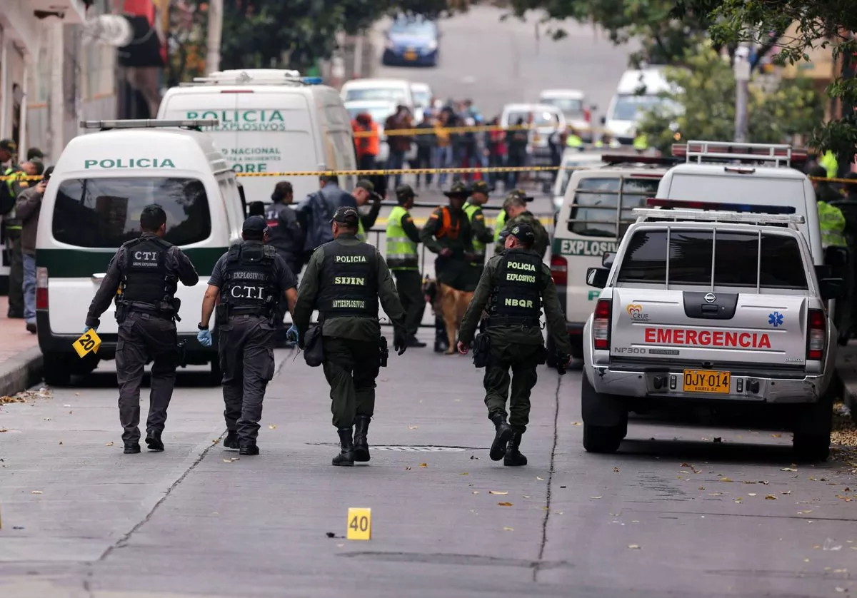 Explosión en Bogotá deja unos treinta heridos