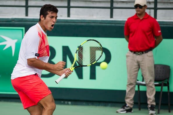 Copa Davis: los dominicanos ´Bebo´ Hernández y Cid caen ante los chilenos Jarry y Garín