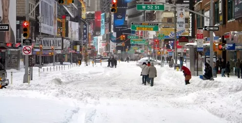 NY espera 10 pulgadas de nieve en próximas horas