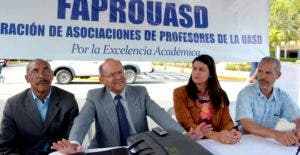 Profesores UASD levantarían paro si rector presenta propuestas concretas