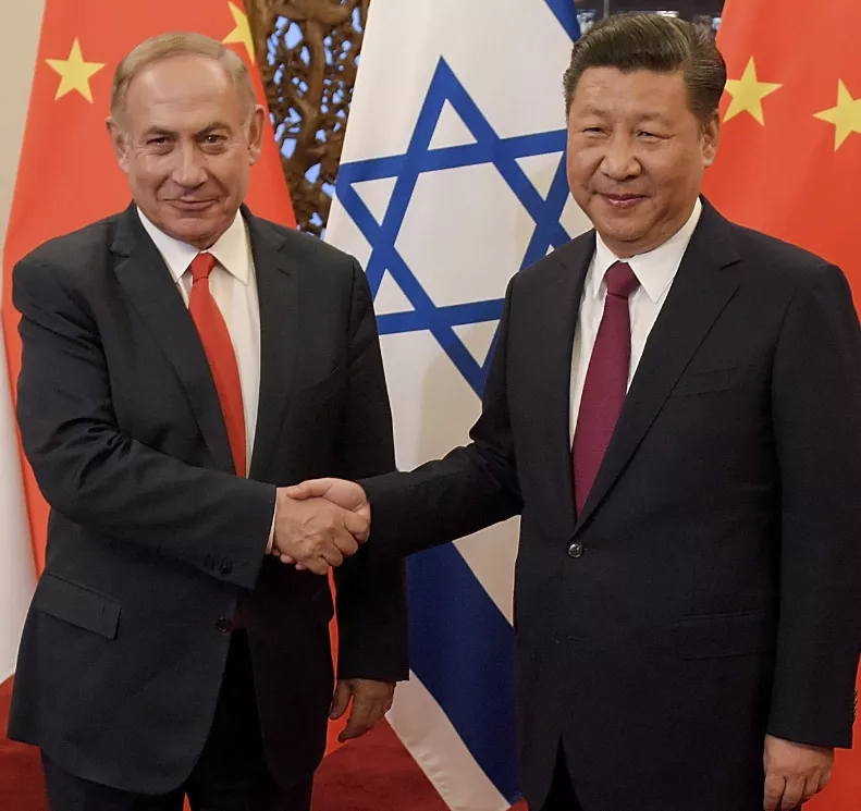 Benjamin Netanyahu, Xi Jinping