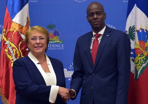 Bachelet garantiza a presidente Haití apoyo de Chile tras retirada de tropas