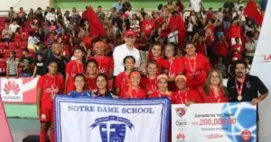 Colegio Notre Dame gana torneo de futsal