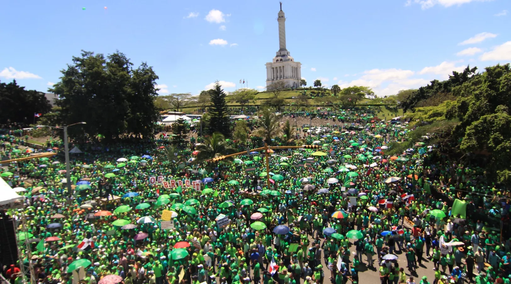 Cibao se viste de verde contra la impunidad y la corrupción