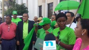 Movimiento Marcha Verde monta vigilia en Palacio Justicia.