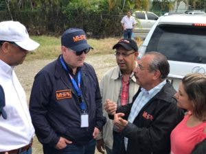 Ministro Gonzalo Castillo recorre zonas afectadas de Puerto Plata para constatar daños