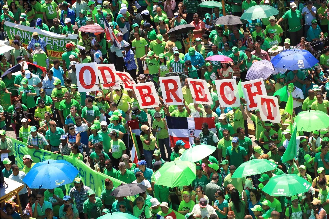 Imágenes de la Marcha Verde en Santiago por el fin de la impunidad