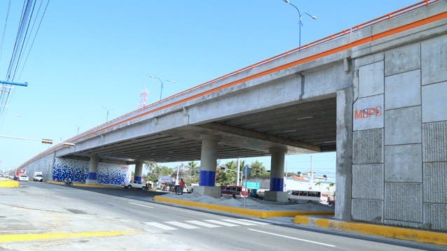 Obras Públicas inicia este lunes desvío en tramo de la autopista Las Américas por construcción elevado