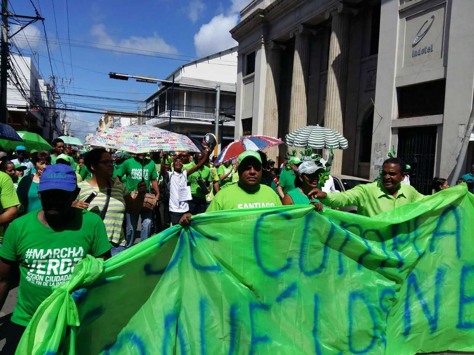 Inicia la marcha verde en Santiago