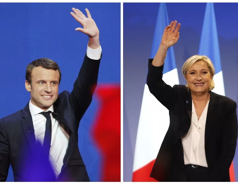 Macron y Le Pen: visiones distintas