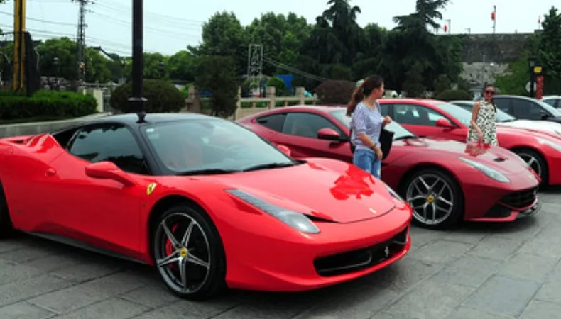 El uso del Ferrari resurge en China