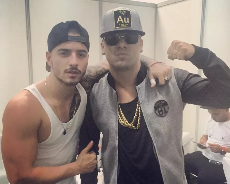 Wisin y Maluma juntos en Chavón