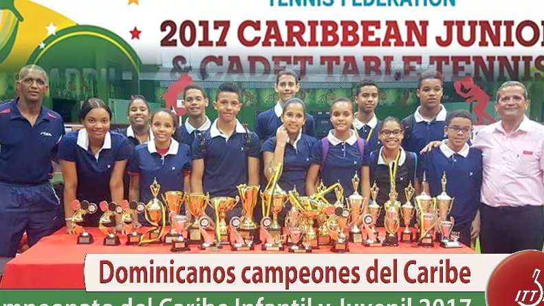 República Dominicana campeón en tenis de mesa