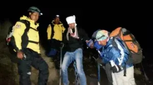 Joven que peregrinaba por Semana Santa fue rescatado de volcán tras pedir auxilio en redes sociales