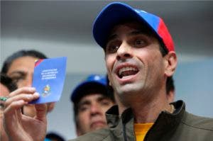 Opositor venezolano Henrique Capriles dice que fue inhabilitado por 15 años