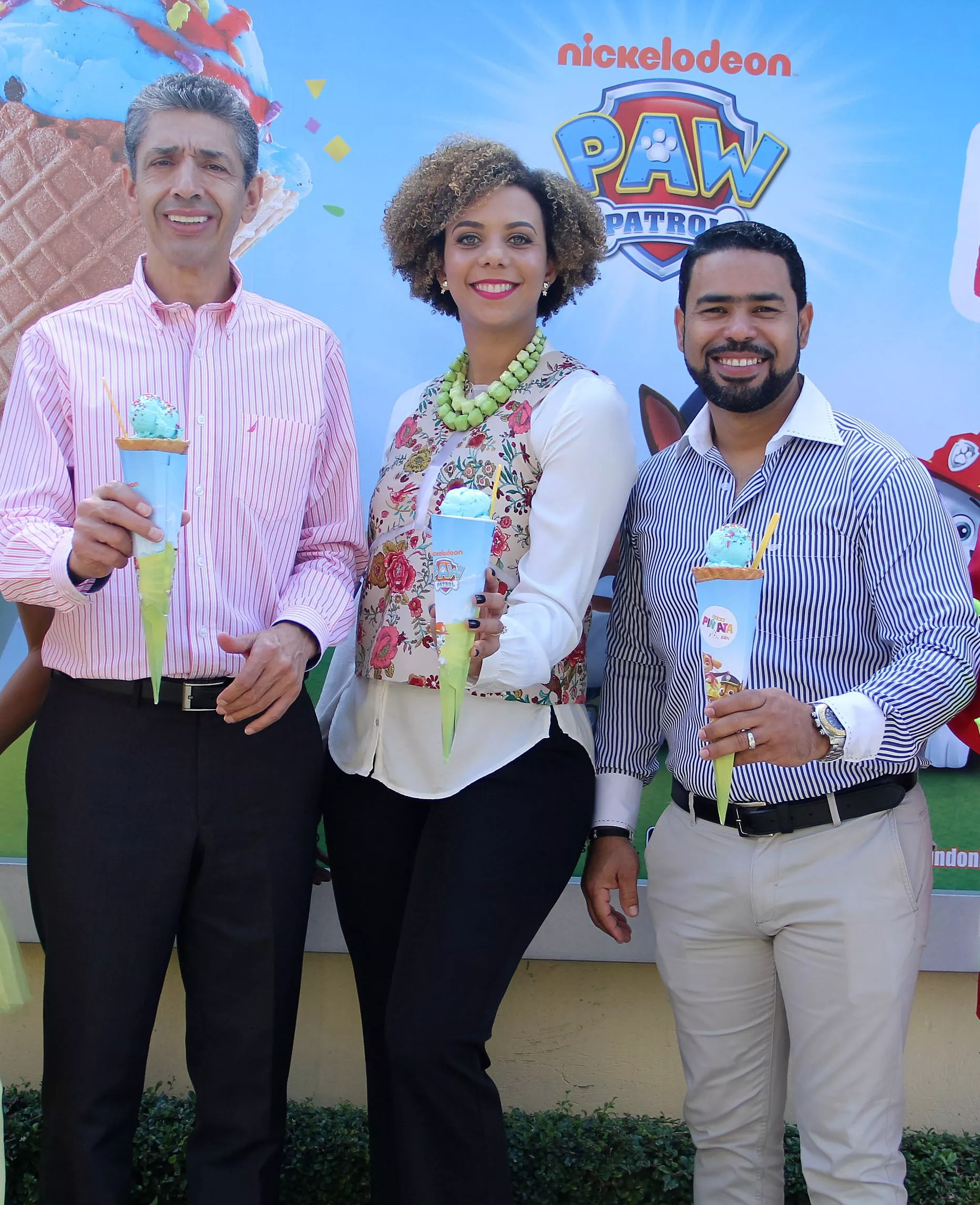 Helados Bon con personajes de la serie Paw Patrol en los Cono Piñata