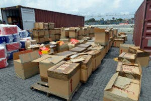 Aduanas incauta contrabando de whisky y cigarrillos valorado en RD$50 millones