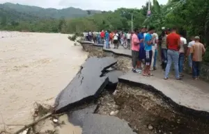 Lluvias dejan un muerto y pérdidas millonarias en República Dominicana