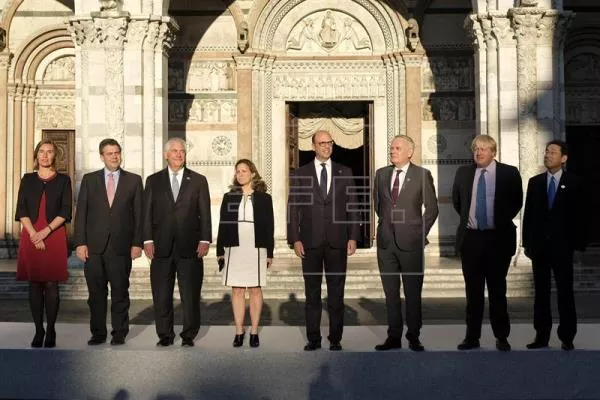 El G7 pide una solución política en Siria y rechaza imponer sanciones a Rusia