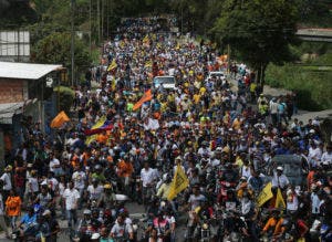 Venezuela: marcha en reclamo de libertad de presos políticos